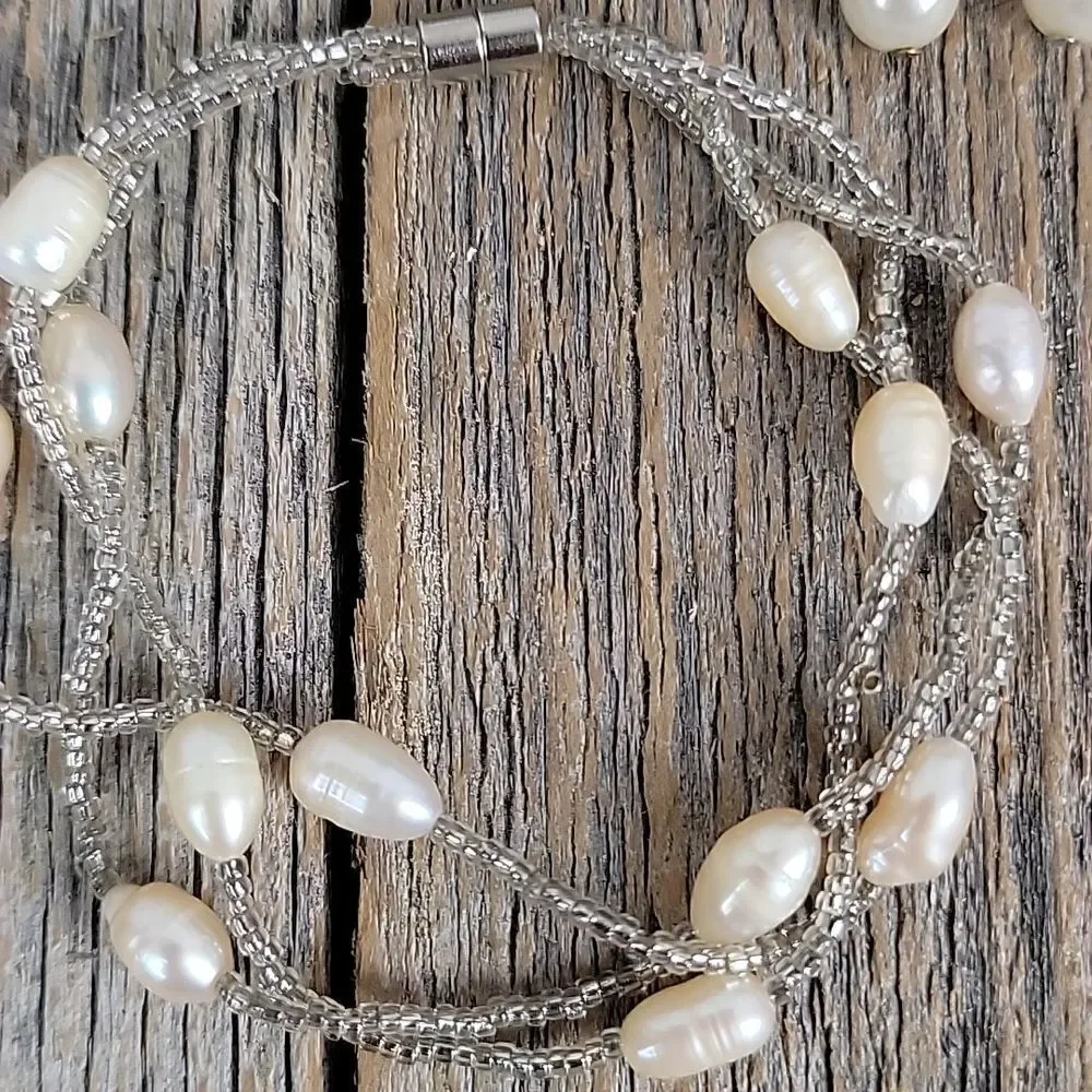 Pearl jewelry bundle 3 pieces